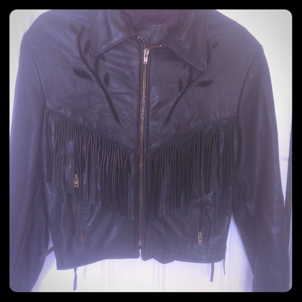 Leather jacket